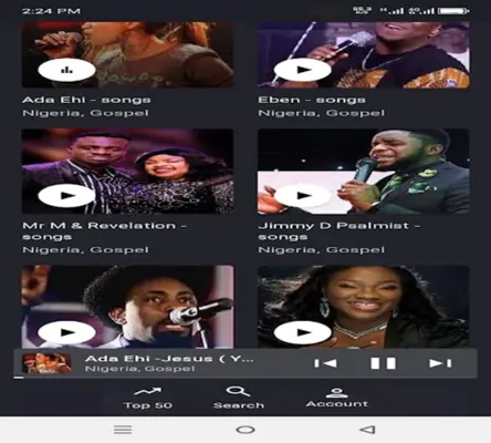 Nigeria Praise & Worship Songs android App screenshot 1